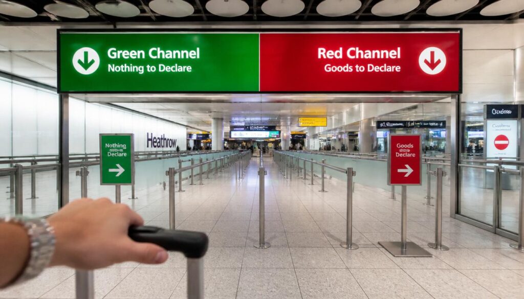 Heathrow customs help for travelers